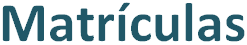 Matrículas